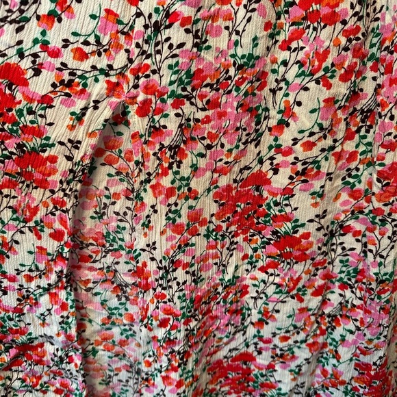 Lulus View from the Meadow White Floral Print Strapless Midi Dress - Picture 2 of 8